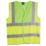 Pro RTX High Visibilty  Waistcoat Yellow / Lime Small 36" Chest