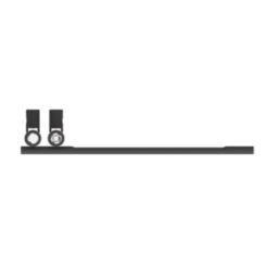 Flomasta Cantilever 1200mm x 500mm 1665BTU Black Vertical Designer Radiator
