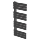 Flomasta Cantilever 1200mm x 500mm 1665BTU Black Vertical Designer Radiator