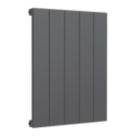Reina Casina Single 600mm x 470mm 1229BTU Anthracite Vertical Designer Radiator