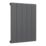 Reina Casina Single 600mm x 470mm 1229BTU Anthracite Vertical Designer Radiator