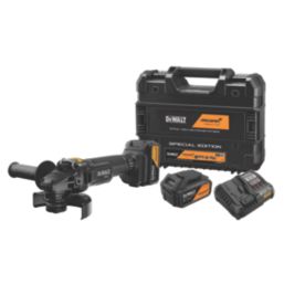 DEWALT McLaren F1 Team DCG45MP2T-GB 18V 2 x 5.0Ah Li-Ion XR 5" Brushless Cordless Angle Grinder
