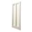 2-Clear Light Primed White Wooden Shaker Internal Door 1981mm x 762mm