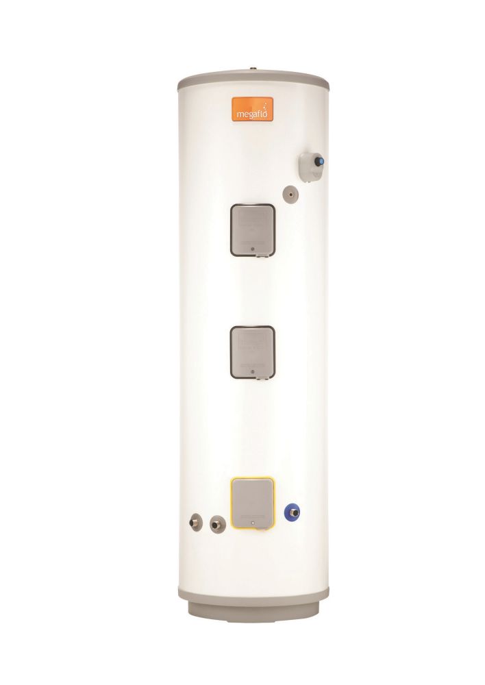 Heatrae Sadia Megaflo Eco Solar 300sdd Direct Unvented Unvented Hot Water  Cylinder 300Ltr 2 x 3kW - Screwfix