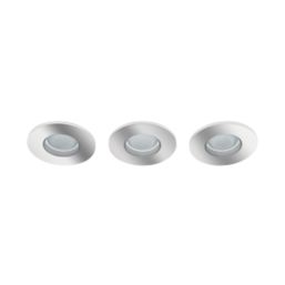 Philips Hue Adore Fixed  LED Recessed Bathroom Downlights Chrome 5W 350lm 3 Pack