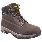Stanley Tradesman   Safety Boots Brown Size 12