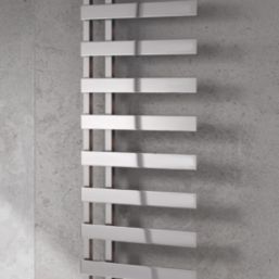 Reina 1235mm x 500mm 1482BTU Chrome Flat Designer Towel Radiator