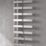 Reina 1235mm x 500mm 1482BTU Chrome Flat Designer Towel Radiator