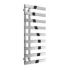 Reina 1235mm x 500mm 1482BTU Chrome Flat Designer Towel Radiator