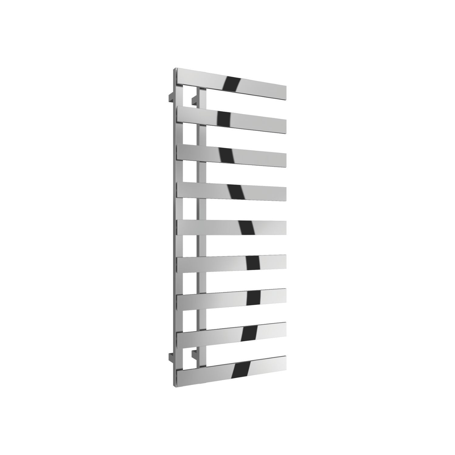 Reina 1235mm x 500mm 1482BTU Chrome Flat Designer Towel Radiator (929LH)