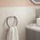 Elland Towel Ring Brushed Chrome