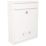Burg-Wachter Trent Post Box White Metallic