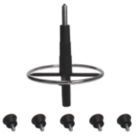 Nautilus Designs Derwent Foot-Ring Chair Conversion Kit