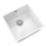 ETAL Comite 1 Bowl Composite Kitchen Sink Matt White 440mm x 440mm