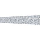 Splashwall  Grey/White Alloy Splashback 2440mm x 750mm x 4mm