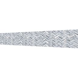 Splashwall  Grey/White Alloy Splashback 2440mm x 750mm x 4mm