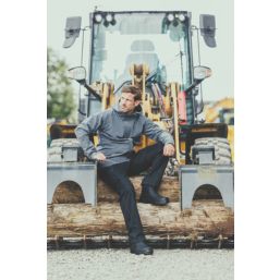 CAT Striver Bump Size 8  Black Water-Resistant Steel Toe Cap Safety Dealer Boots