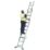 TB Davies  Aluminium 5.4m Combination Ladder