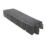 COBA Tough Deck Non-Slip Interlocking Decking (Female Ramped Edges)  Black 0.48m x 0.18m 4 Pack
