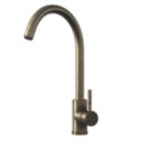 ETAL Vito Swan Neck Single Lever Mono Mixer KitchenTap Antique Brass