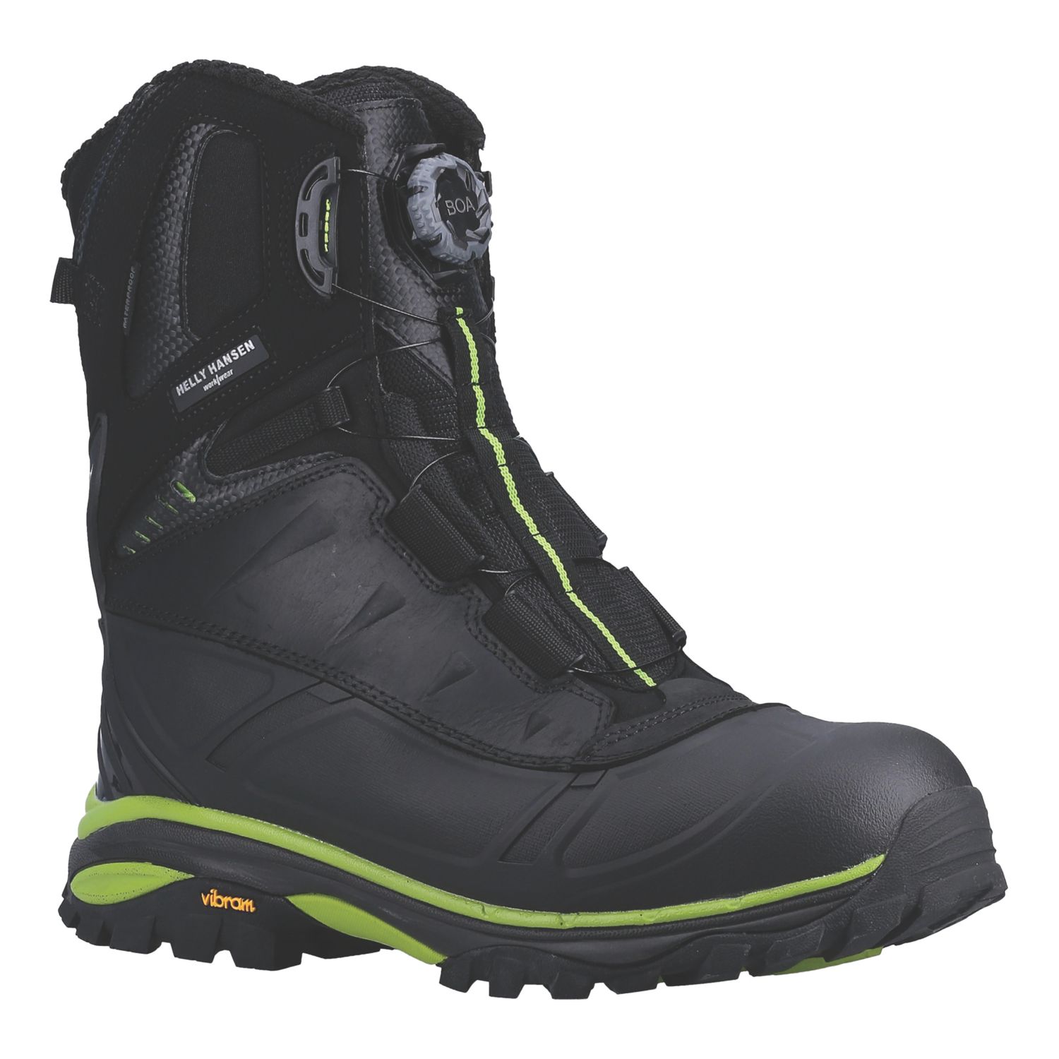 Helly Hansen Magni Boa Winter Size 10.5 Black Safety Boots (929XA)