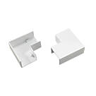 Tower  Flat Trunking Angle 38mm x 25mm 2 Pack