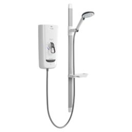 Mira Advance Flex  White 8.7kW Thermostatic Electric Shower