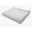 L-PRO Extra Large Knitted Cloths / Dishcloths White with Red Hemmed Edge 30cm x 50cm 20 Pack