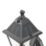 Essentials Varennes Outdoor LED Solar Wall Light With PIR Sensor Black 500lm
