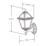 Essentials Varennes Outdoor LED Solar Wall Light With PIR Sensor Black 500lm