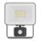 Brackenheath iSpot G3 Frameless Indoor & Outdoor LED Floodlight With PIR Sensor Black 30W 3300lm