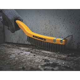 Roughneck Soft-Grip Stainless Steel Wire Brush
