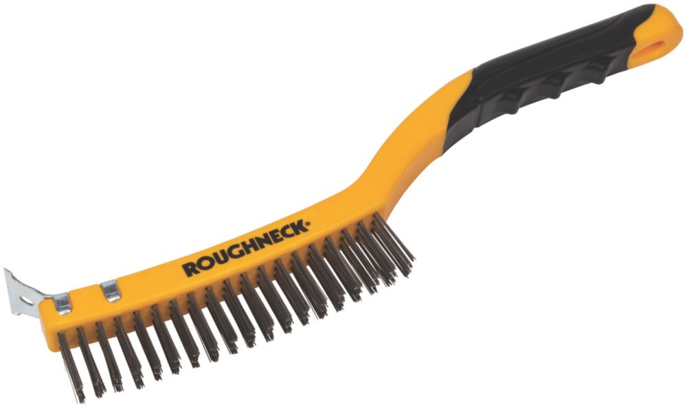 Roughneck Mini Wire Brush Set 3 Pieces - Screwfix