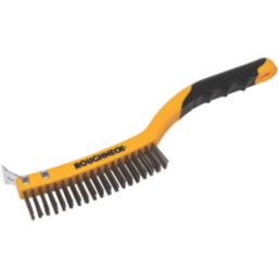 Roughneck Soft-Grip Stainless Steel Wire Brush