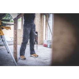 Regatta Action Womens Work Trousers Navy Size 12 27" L