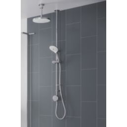 Mira Activate with ColdBoost HP/Combi Ceiling-Fed Dual Outlet Chrome Thermostatic Digital Mixer Shower
