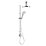 Mira Activate HP/Combi Ceiling-Fed Dual Outlet Chrome Thermostatic Digital Mixer Shower