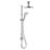 Mira Activate with ColdBoost HP/Combi Ceiling-Fed Dual Outlet Chrome Thermostatic Digital Mixer Shower