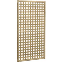 Forest Premium Framed Softwood Rectangular Garden Trellis 3' x 6' 10 Pack