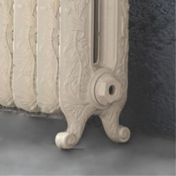 Arroll 597mm x 814mm 3108BTU Cream Cast Iron 2 Column Radiator