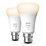 Philips Hue White Bluetooth BC A19 LED Smart Light Bulb 9W 806lm 2 Pack