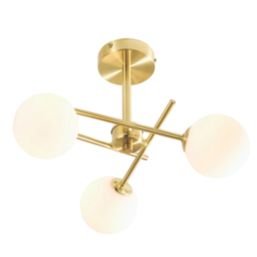 Spa Lindos Light Fitting Brass