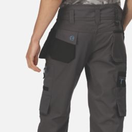 Regatta Execute Holster Work Trousers Iron 32" W 31" L