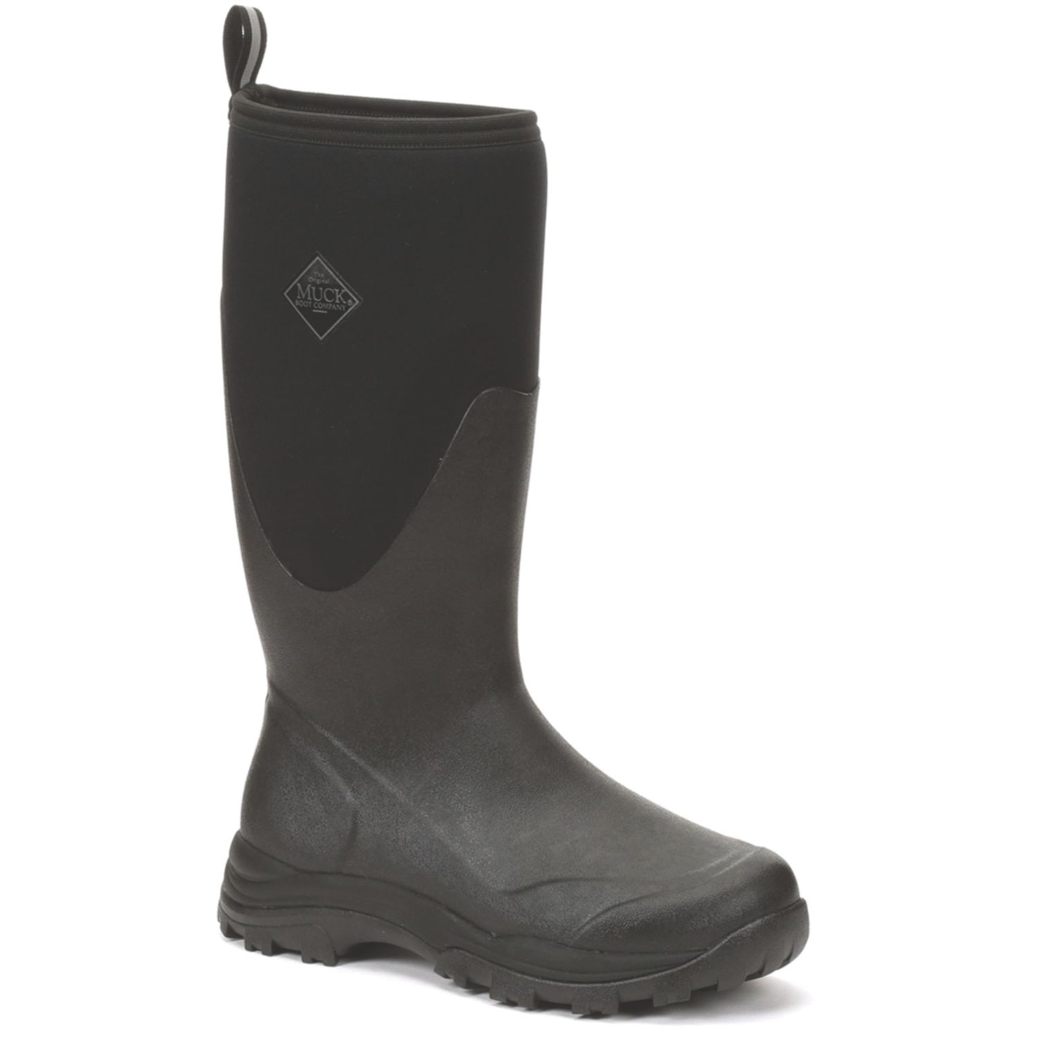 Muck Boots Outpost Tall Size 7 Black Non Safety Wellies (930XR)