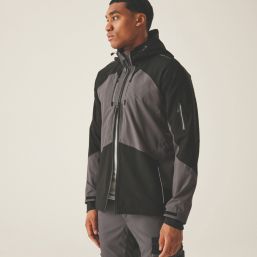 Regatta 4 Tex Water-Resistant Jacket Slate grey/black X Large Size 44" Chest