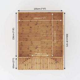 Mercia Premium Wessex 7' 6" x 7' 6" (Nominal) Apex Timber Summerhouse