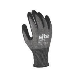 Site SWG370 Cut Resistant Gloves Grey / Black Large