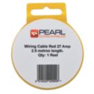 Pearl Consumables 27A 3.1mm² Automotive Cable 2.5m Coil Red