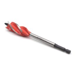 Armeg Wood Beaver Hex Shank 4-Flute Auger Wood Drill Bit 20mm x 165mm