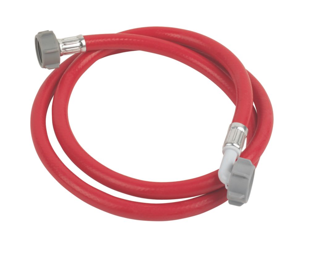 Flomasta Washing Machine Hose Red 1.5m x 3/4"